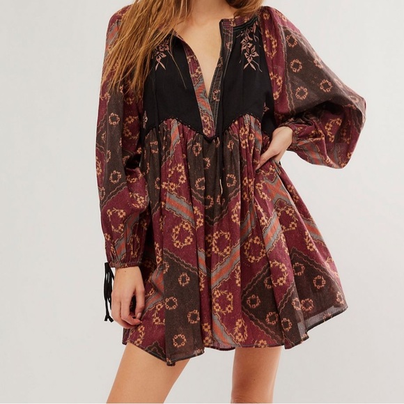 Free People babydoll dress NWOT - Picture 3 of 9